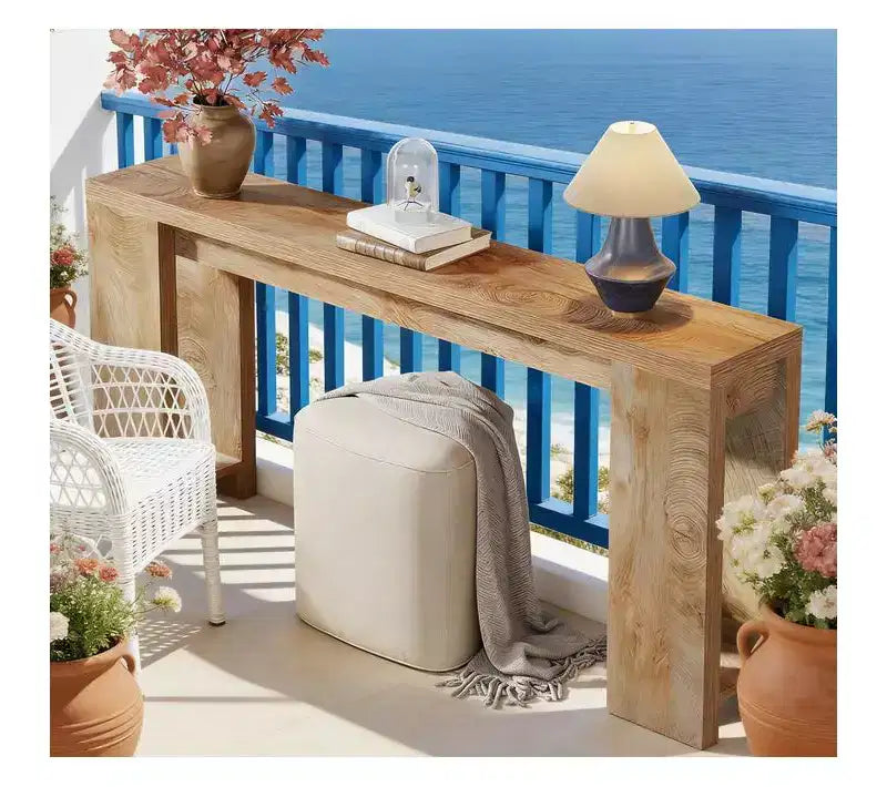 JVNOXK Table d'appoint en bois de ferme, table d'appoint rustique avec rangement, table de chevet d'appoint pour salon et chambre