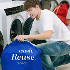 Narwey Nylon XL - Grande capacité avec cordon de serrage sécurisé, lavable en machine
