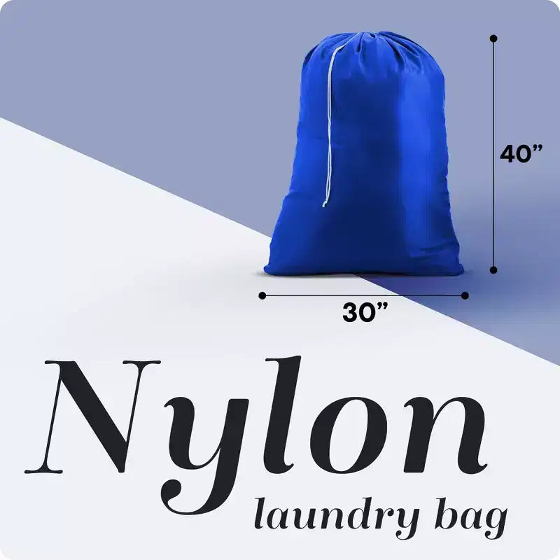 Narwey Nylon XL - Grande capacité avec cordon de serrage sécurisé, lavable en machine