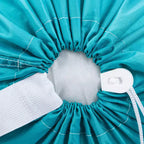 Sac à linge Narwey XL en nylon avec sangle, grand organisateur de vêtements sales