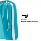 Sac à linge Narwey XL en nylon avec sangle, grand organisateur de vêtements sales