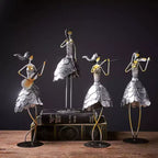 Statue de musicien artisanale NotArt – Décoration d'intérieur élégante pour la maison, le bureau et le bar, cadeau idéal &