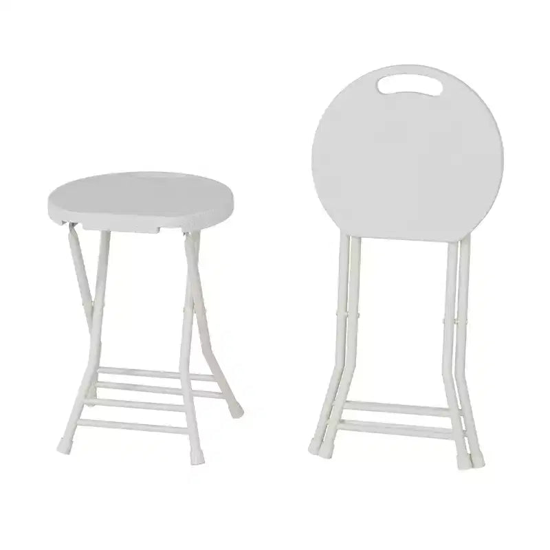 1Pack Portable Folding Chair with Handle, Fold Stool Chair for Adults, 18 Inch Foldable Stool for Dorm, Kitchen, Vanity, Church and Outdoor use
