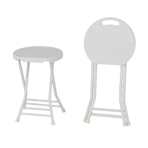 1Pack Portable Folding Chair with Handle, Fold Stool Chair for Adults, 18 Inch Foldable Stool for Dorm, Kitchen, Vanity, Church and Outdoor use