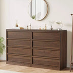 Table de chevet à 4 tiroirs pour chambre, petite table d'appoint de 99 cm de haut avec sécurité anti-basculement, commode de rangement moderne et spacieuse pour salon