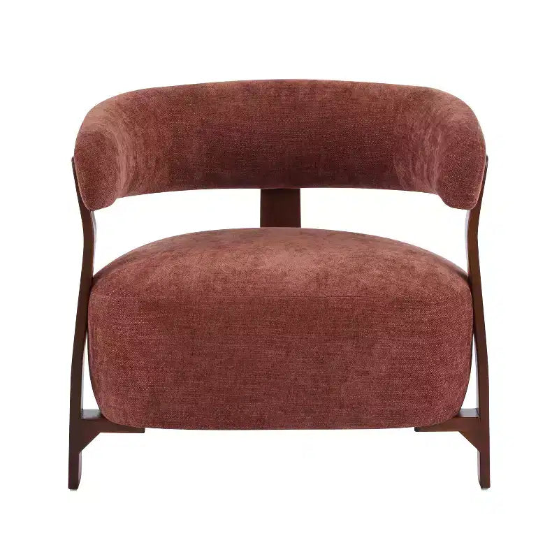 Christopher Knight Home Hepurn, fauteuil d'appoint moderne en bois courbé avec revêtement en tissu