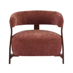 Christopher Knight Home Hepurn, fauteuil d'appoint moderne en bois courbé avec revêtement en tissu