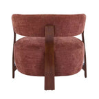 Christopher Knight Home Hepurn, fauteuil d'appoint moderne en bois courbé avec revêtement en tissu