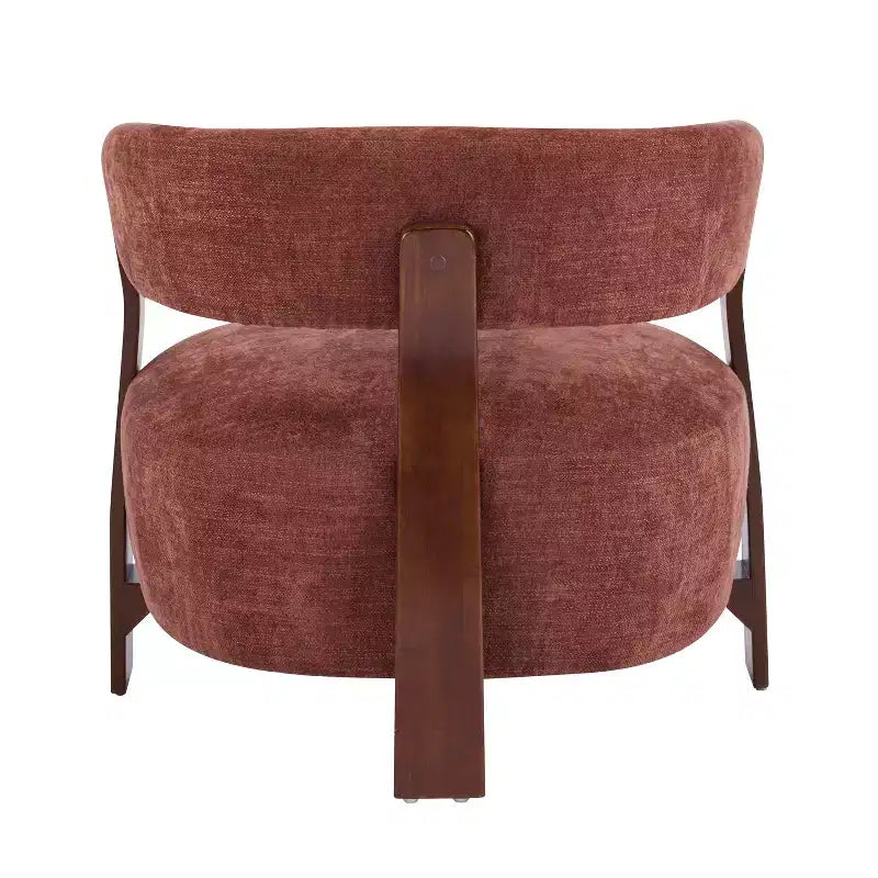 Christopher Knight Home Hepurn, fauteuil d'appoint moderne en bois courbé avec revêtement en tissu