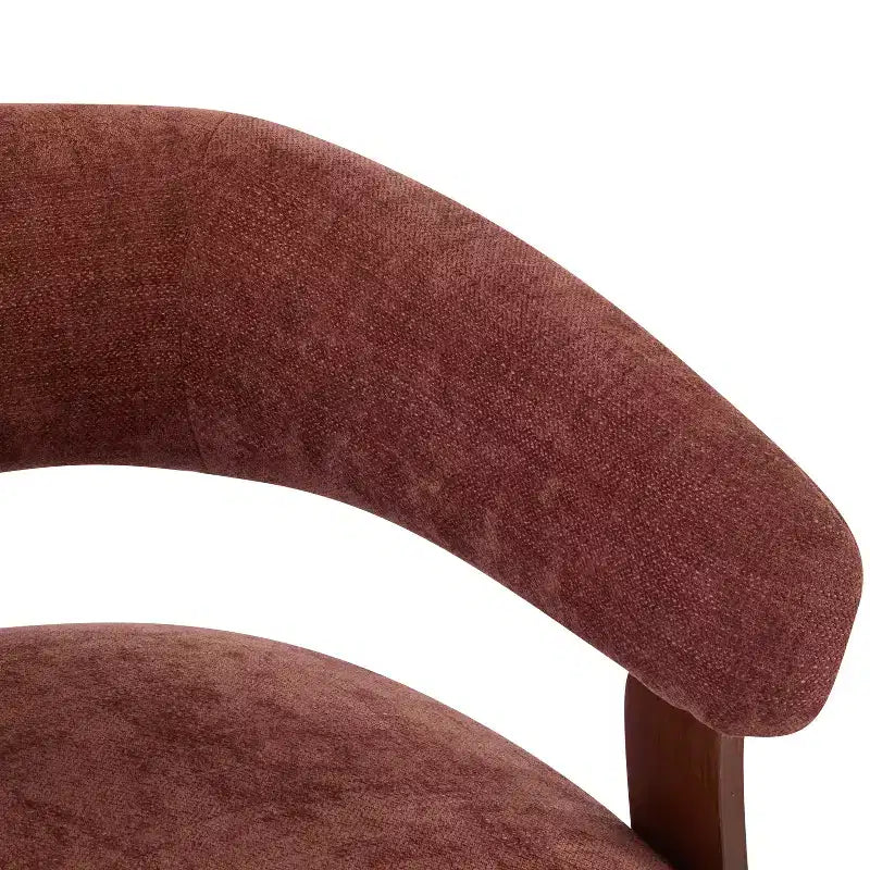 Christopher Knight Home Hepurn, fauteuil d'appoint moderne en bois courbé avec revêtement en tissu