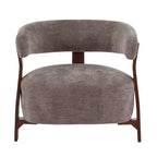 Christopher Knight Home Hepurn, fauteuil d'appoint moderne en bois courbé avec revêtement en tissu