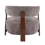 Christopher Knight Home Hepurn, fauteuil d'appoint moderne en bois courbé avec revêtement en tissu
