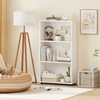 Étagère à Livres Costway 42'' à 3 Niveaux avec Kit Anti-Basculement pour Salon et Bureau à Domicile