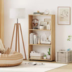Étagère à Livres Costway 42'' à 3 Niveaux avec Kit Anti-Basculement pour Salon et Bureau à Domicile