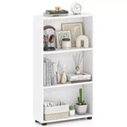 Étagère à Livres Costway 42'' à 3 Niveaux avec Kit Anti-Basculement pour Salon et Bureau à Domicile