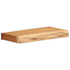 vidaXL Étagères murales 2 pcs 30x20x3,5 cm Bois d'acacia massif