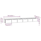 vidaXL Meuble mural, lot de 2, chêne Sonoma, bois d'ingénierie