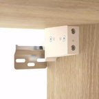 vidaXL Meuble mural, lot de 2, chêne Sonoma, bois d'ingénierie