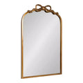 Kate and Laurel Arendahl Ribbon Arched Mirror, Gold, 19x29