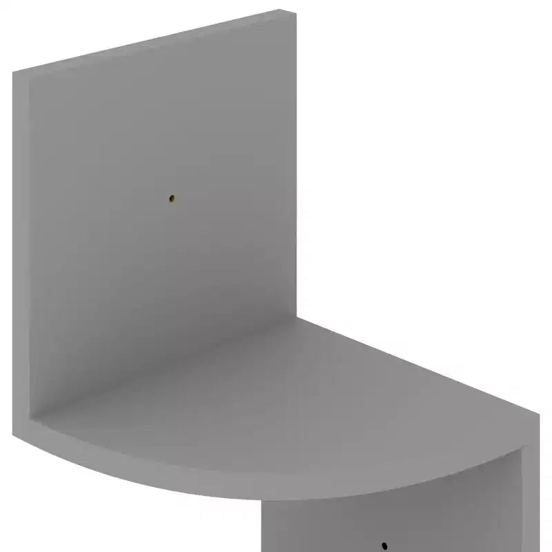 vidaXL Étagère d'angle murale Noir Bois d'ingénierie 19x19x123 cm