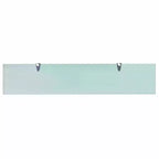 vidaXL Étagère flottante en verre de sécurité trempé transparent 100x20 cm