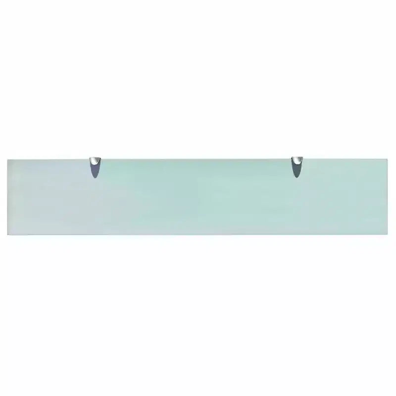 vidaXL Étagère flottante en verre de sécurité trempé transparent 100x20 cm