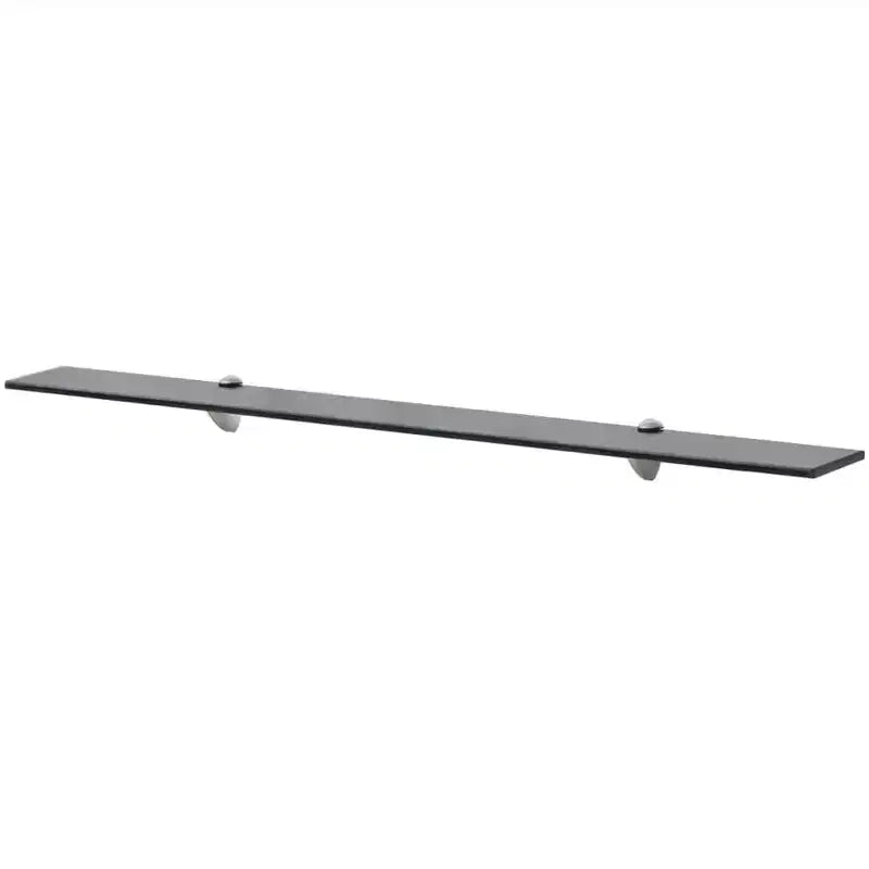 vidaXL Étagère flottante en verre de sécurité trempé transparent 100x20 cm
