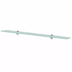 vidaXL Étagère flottante en verre de sécurité trempé transparent 100x20 cm