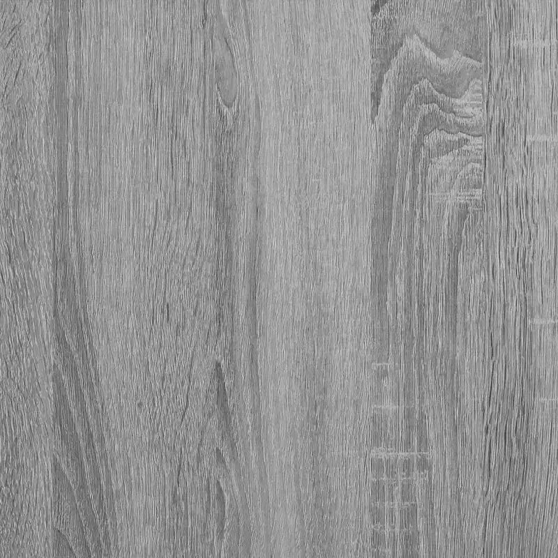 vidaXL Étagère murale Chêne fumé Bois d'ingénierie Étagère murale moyenne