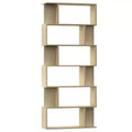 vidaXL Book Cabinet Sonoma oak Engineered wood 31.5 x 9.4 x 75.6 in