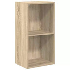 vidaXL Bibliothèque Chêne Sonoma Bois d'ingénierie 76,5 cm de hauteur avec 2 niveaux