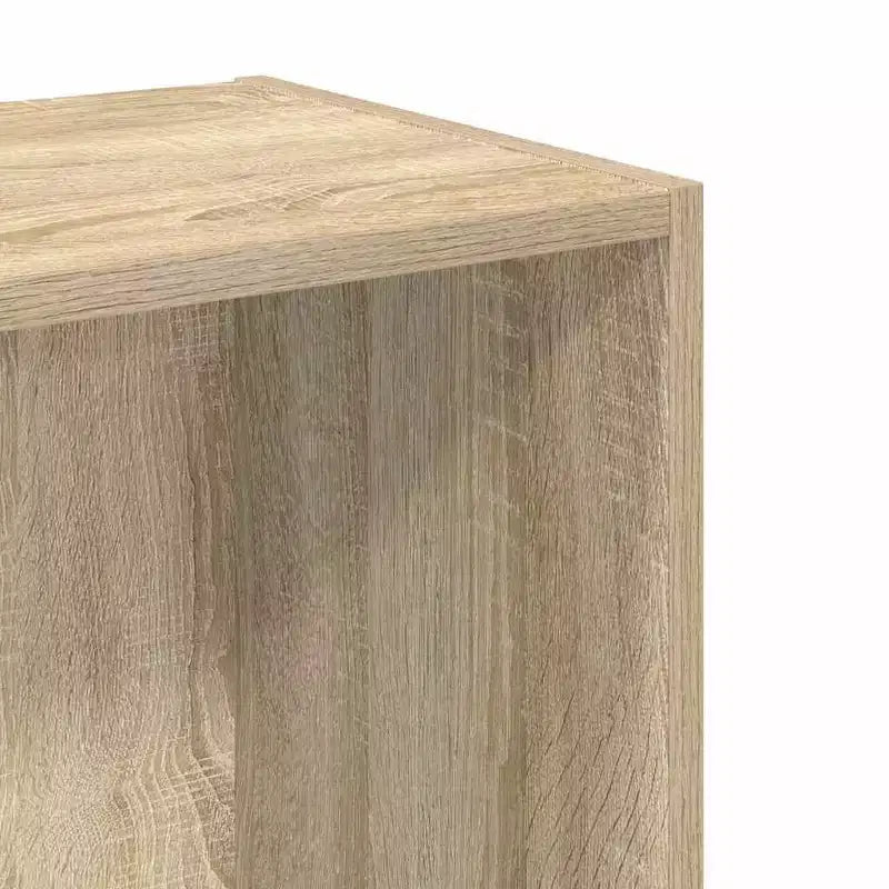 vidaXL Bibliothèque Chêne Sonoma Bois d'ingénierie 76,5 cm de hauteur avec 2 niveaux