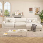 Dyonery 160 Canapé modulable, canapé modulable Cloud avec assise profonde, canapé modulable moderne en forme de L avec méridienne.