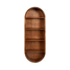 Étagère murale capsule Kate et Laurel Hutton Wood, Noyer Marron, 13x33