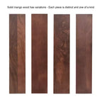 Étagère murale capsule Kate et Laurel Hutton Wood, Noyer Marron, 13x33
