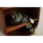 Étagère murale capsule Kate et Laurel Hutton Wood, Noyer Marron, 13x33