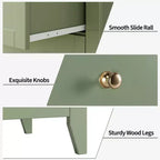 Commode à 5 tiroirs pour chambre à coucher, chiffonnier haut en bois avec rangement profond et poignées en métal, organiseur d'entrée moderne
