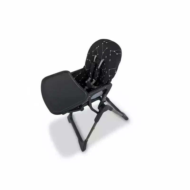 Chaise Haute Bébé Réglable 42,5 pour Tout-Petits, Hauteur et Dossier Multi-Niveaux, Plateau Amovible et Pliage Rapide pour un Rangement Compact