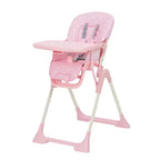 Chaise Haute Bébé Réglable 42,5 pour Tout-Petits, Hauteur et Dossier Multi-Niveaux, Plateau Amovible et Pliage Rapide pour un Rangement Compact