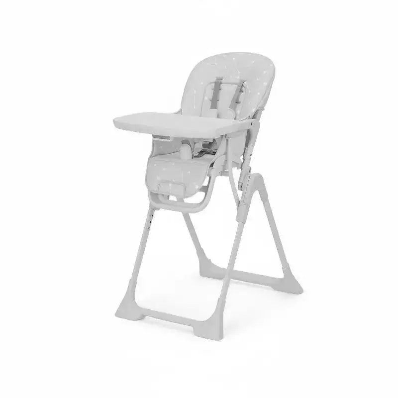Chaise Haute Bébé Réglable 42,5 pour Tout-Petits, Hauteur et Dossier Multi-Niveaux, Plateau Amovible et Pliage Rapide pour un Rangement Compact