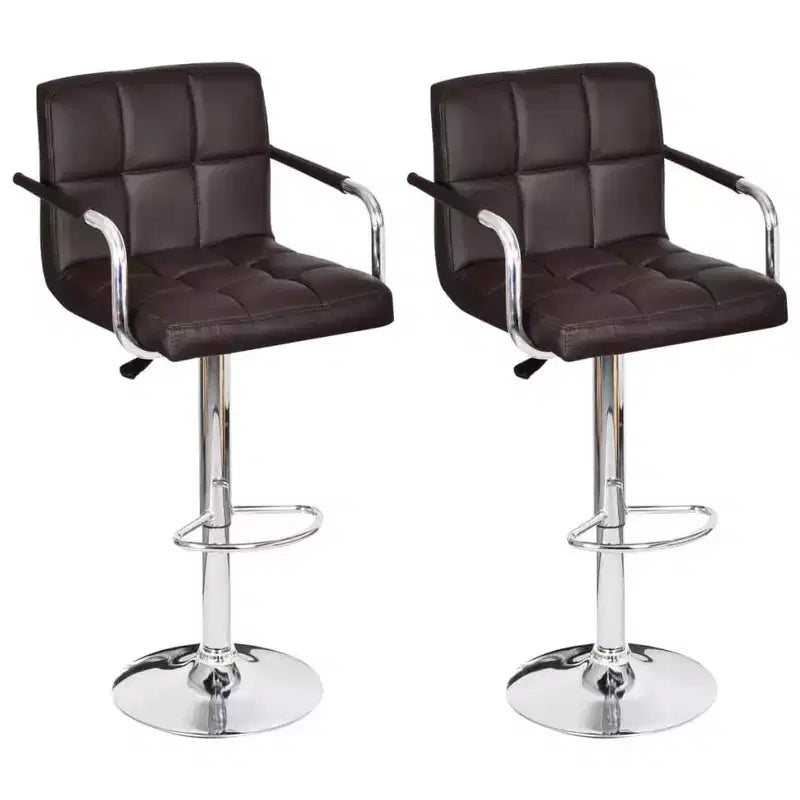 vidaXL Stool Set of 2 Brown