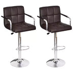 vidaXL Stool Set of 2 Brown
