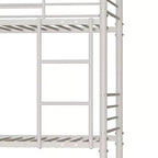 Lit superposé triple en métal Luxystar, format deux places, démontable en trois lits pour appartement et dortoir