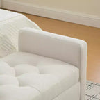 Banc de Rangement Rembourré Banc de Bout de Lit Rembourré Banc d'Entrée Minimaliste Repose-Pieds avec Tiroir - ModernLuxe