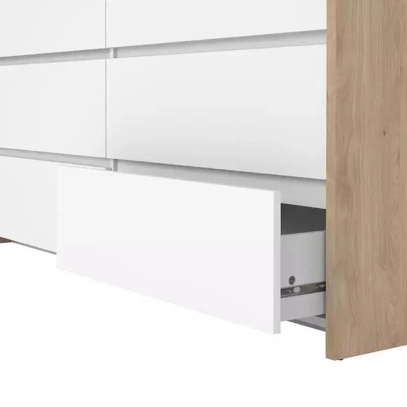 Tvilum, Commode double à 6 tiroirs Next