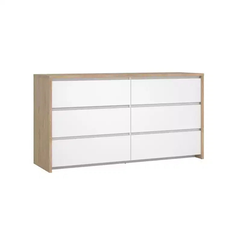 Tvilum, Commode double à 6 tiroirs Next