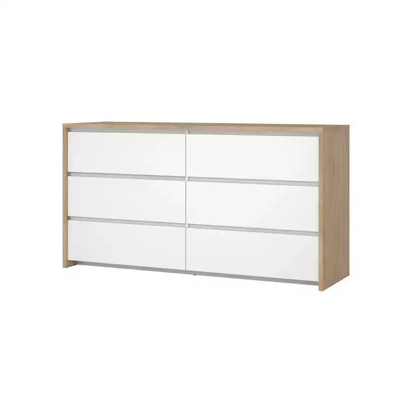 Tvilum, Commode double à 6 tiroirs Next