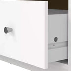 Tvilum, Ensemble de chambre à coucher 3 pièces Portland - Commode double 6 tiroirs et ensemble de 2 tables de nuit