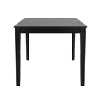 Ensemble de salle à manger 5 pièces Salido Black Mixed Back Finish - iNSPIRE Q