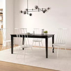 Ensemble de salle à manger 5 pièces Salido Black Mixed Back Finish - iNSPIRE Q